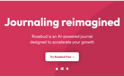 Rosebud: Das interaktive AI Tagebuch für 6x persönliches Wachstum und Gesundheit